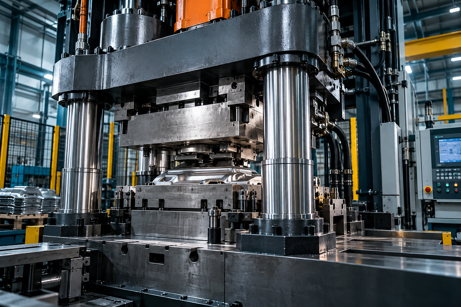 Modern hydraulic production press